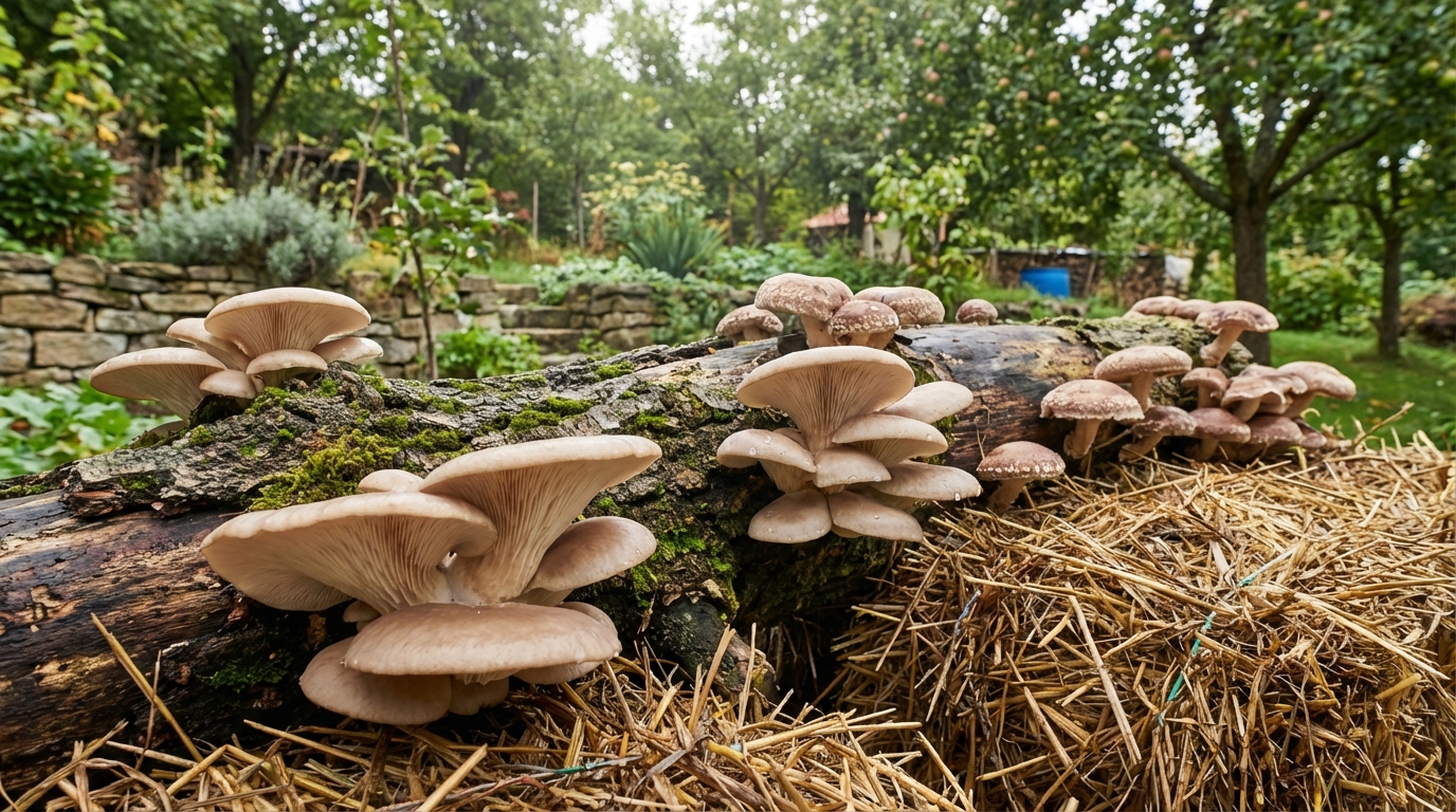 Pěstování shiitake a hlívy ústřičné v českých podmínkách