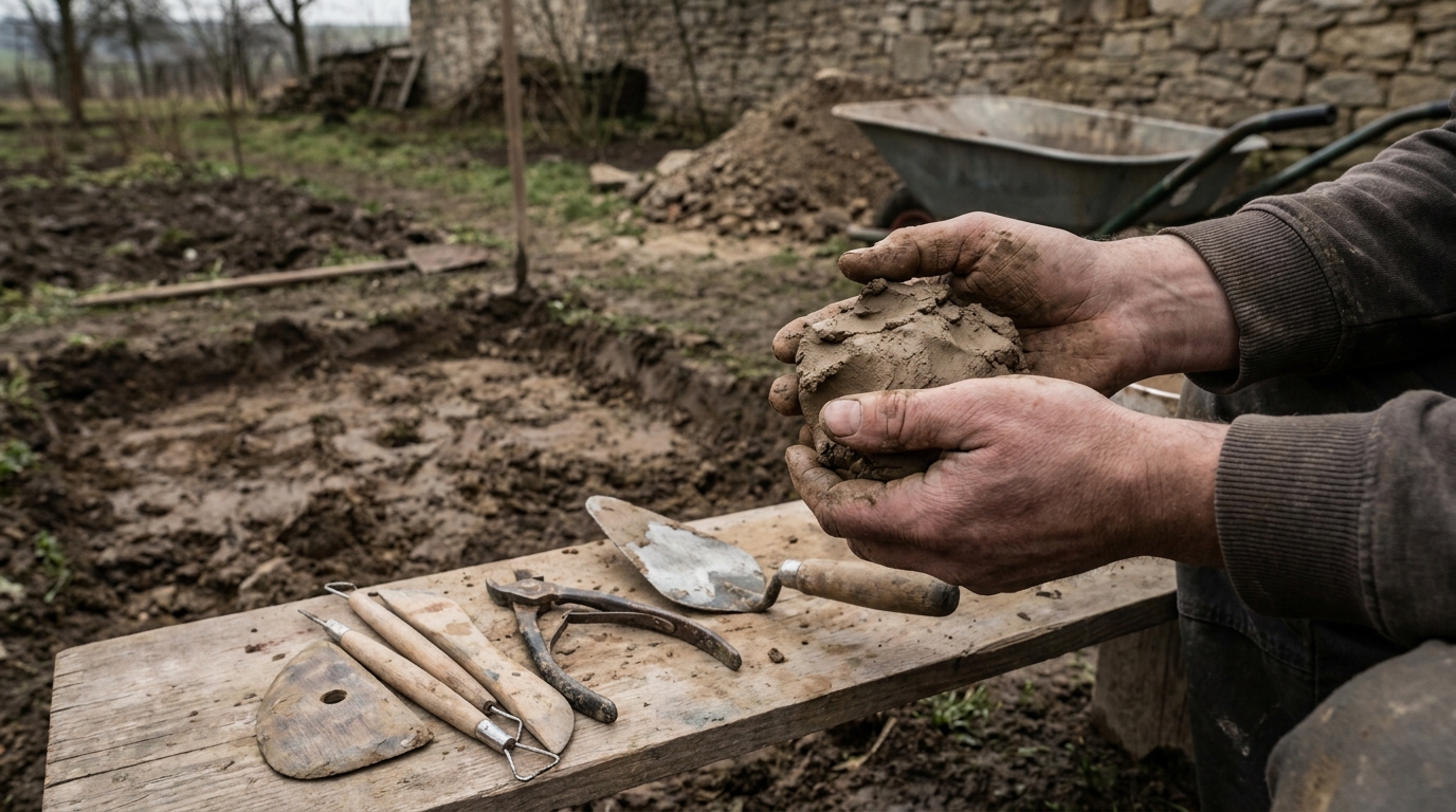 Keramické suroviny ze zahrady: Hlína, kaolin a písky pro domácí keramiku