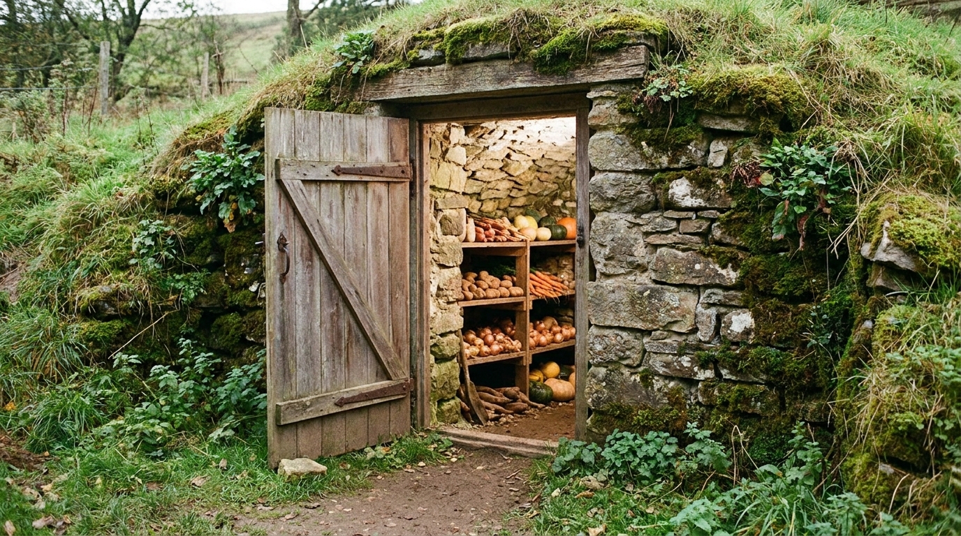 Podzemní sklady zeleniny v zahradě: Návod na stavbu tradičního zemního sklepa