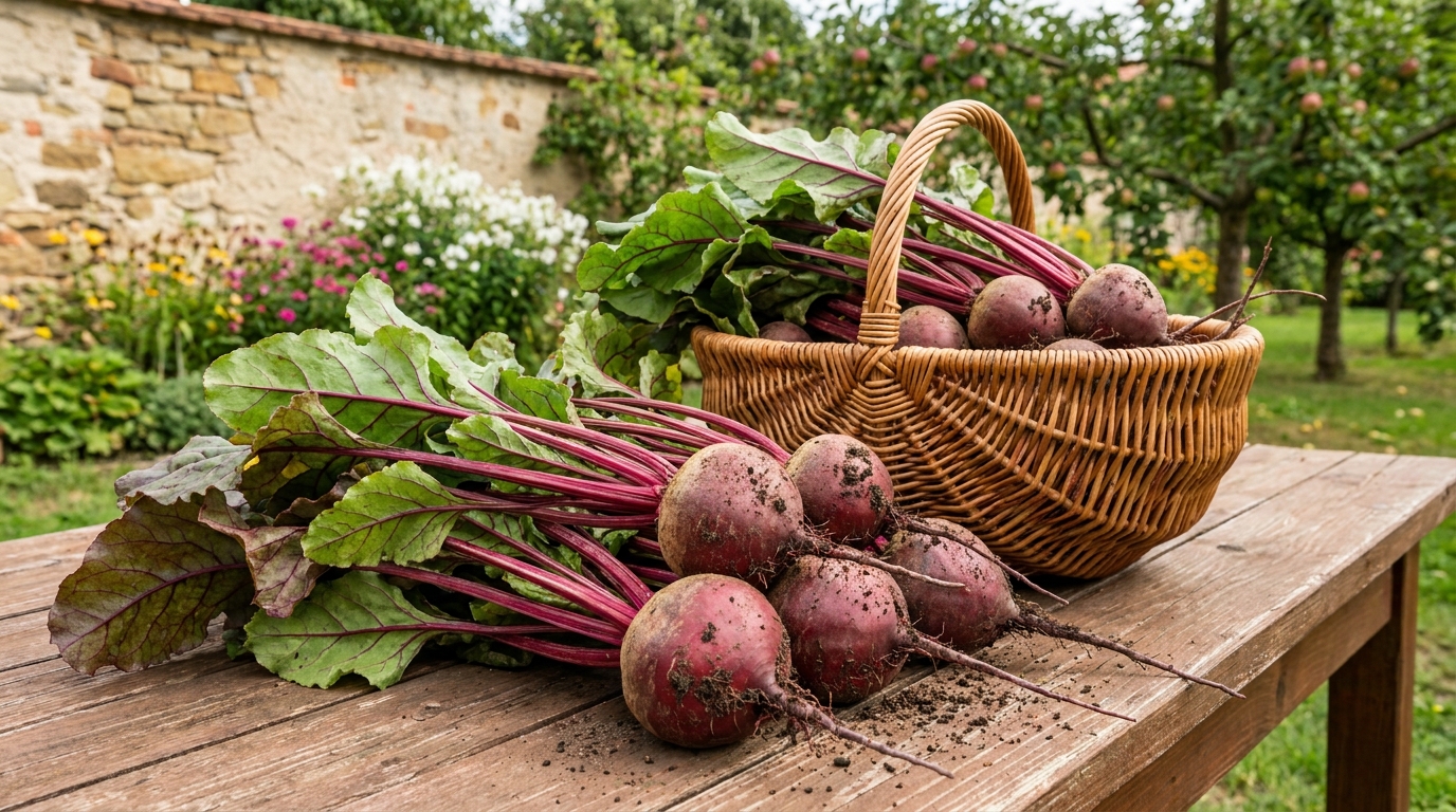 Pěstování červené řepy (Beta vulgaris): Kompletní návod od výsevu po zimní skladování