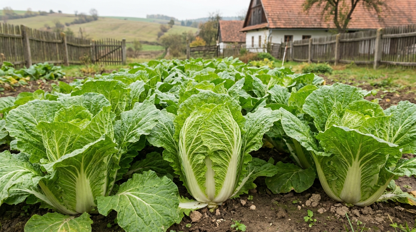 Pekingské zelí: Kompletní návod od výsevu po sklizeň pro české zahrady