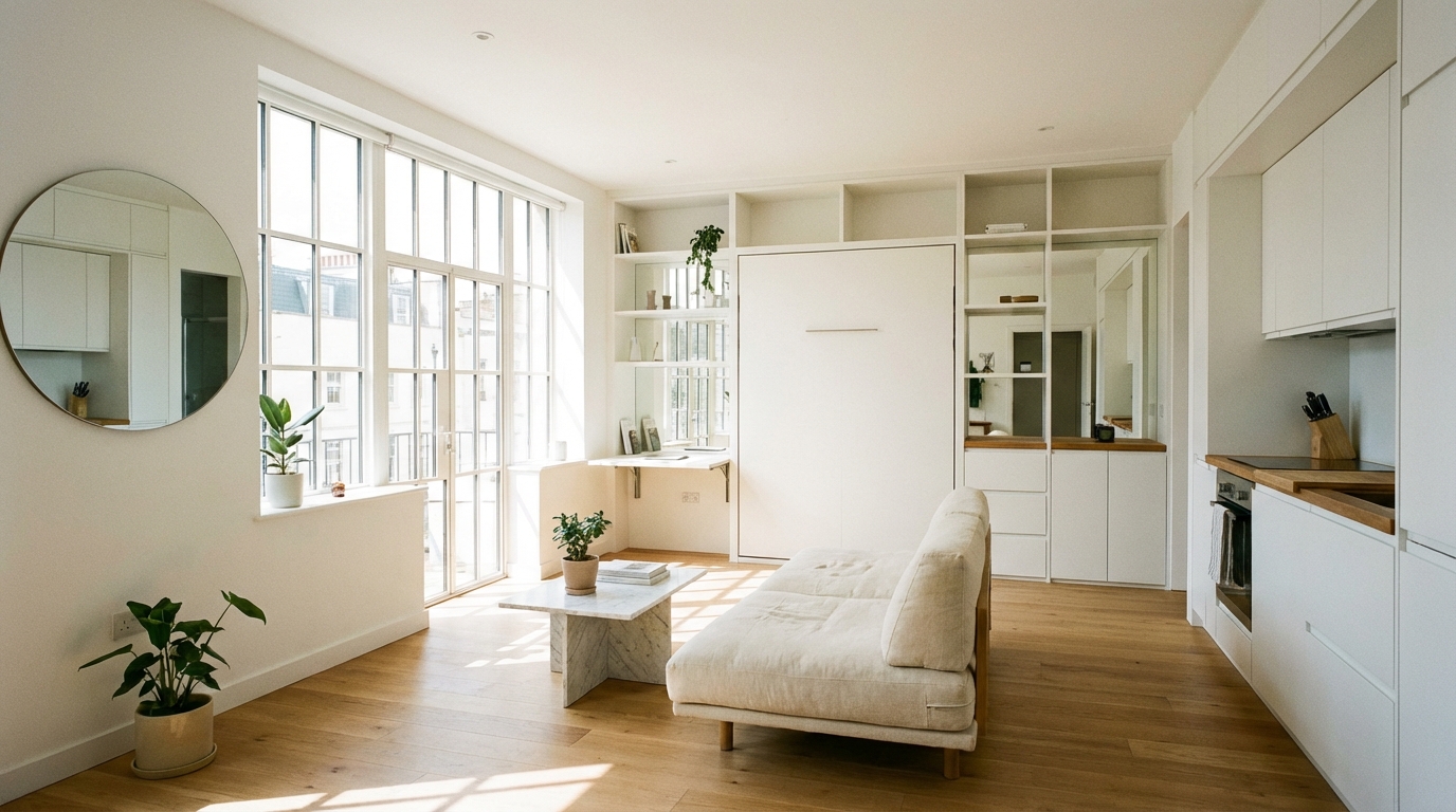 7 designérských triků, jak opticky zvětšit malý byt