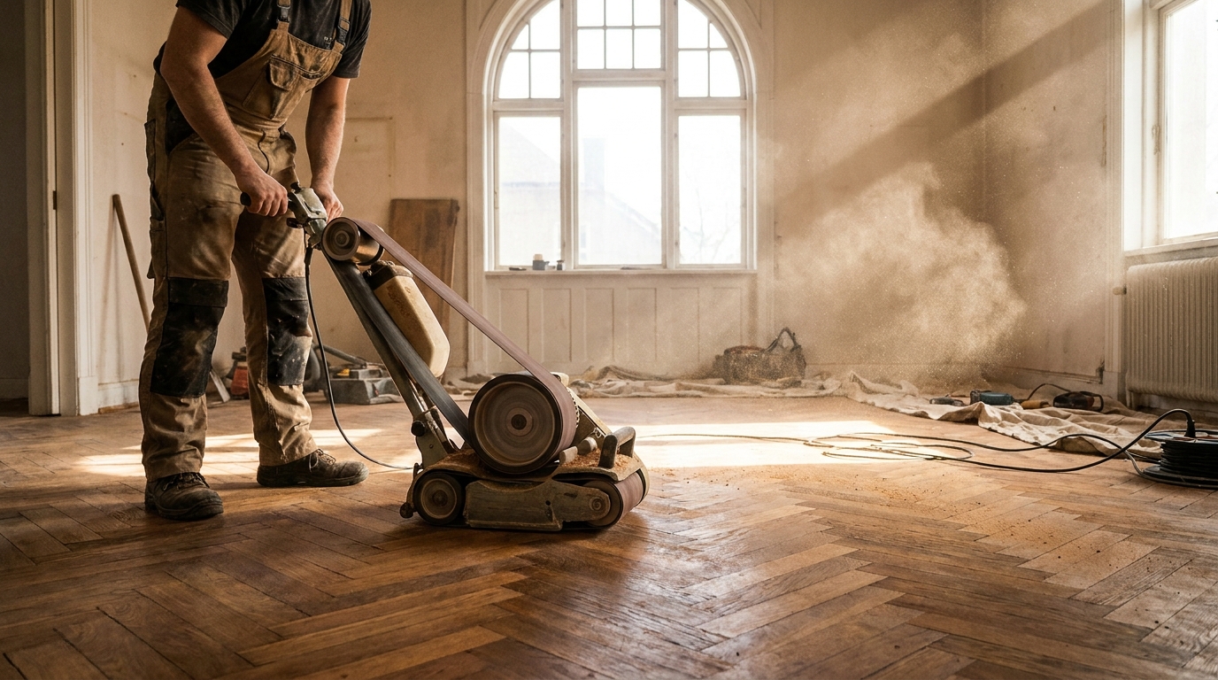 Renovace parket svépomocí: Když se dřevěné podlahy vrátí k životu