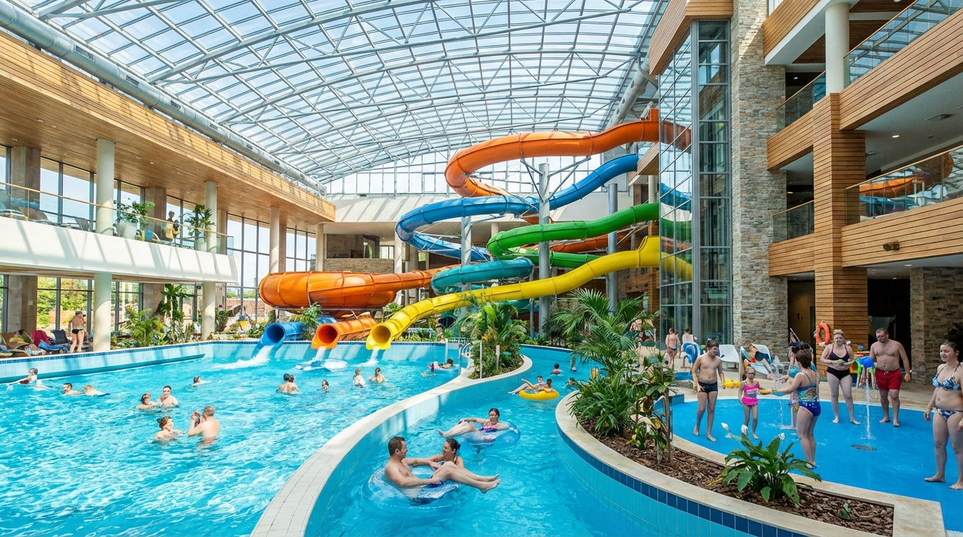 Wellness hotely s aquaparky: Rodinná dovolená pod jednou střechou